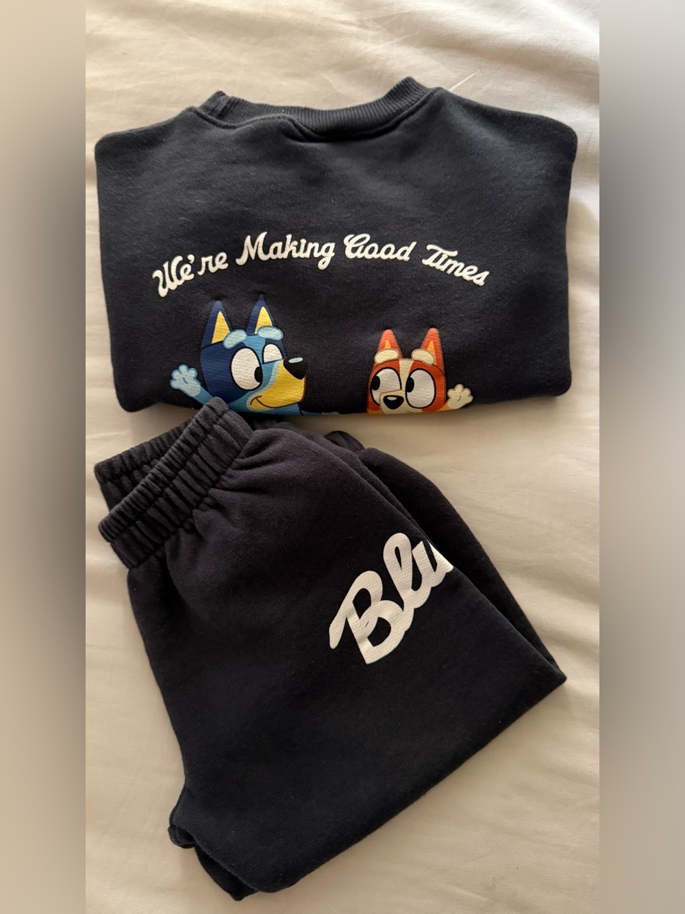 •Final Markdown• Zara-Bluey Sweatpants Set